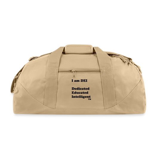 I am DEI - Recycled Duffel Bag - beige