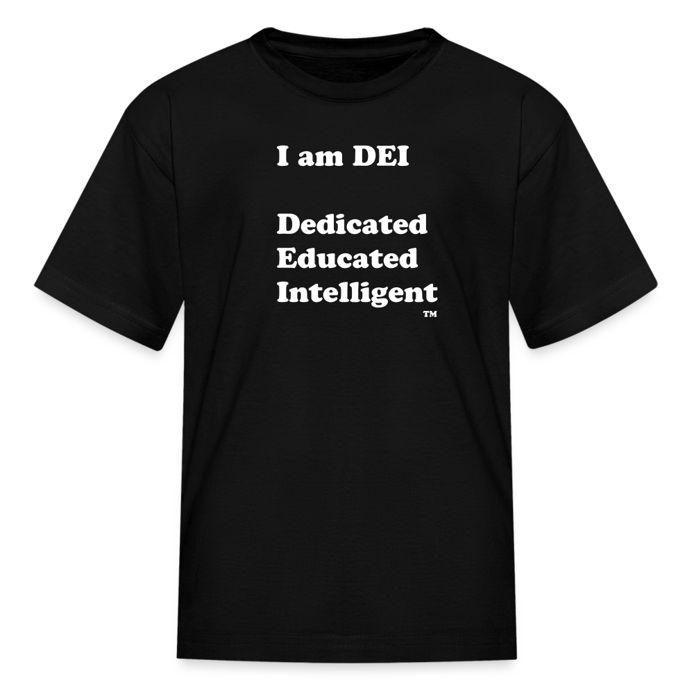 I am DEI - Kid's T-Shirt - black