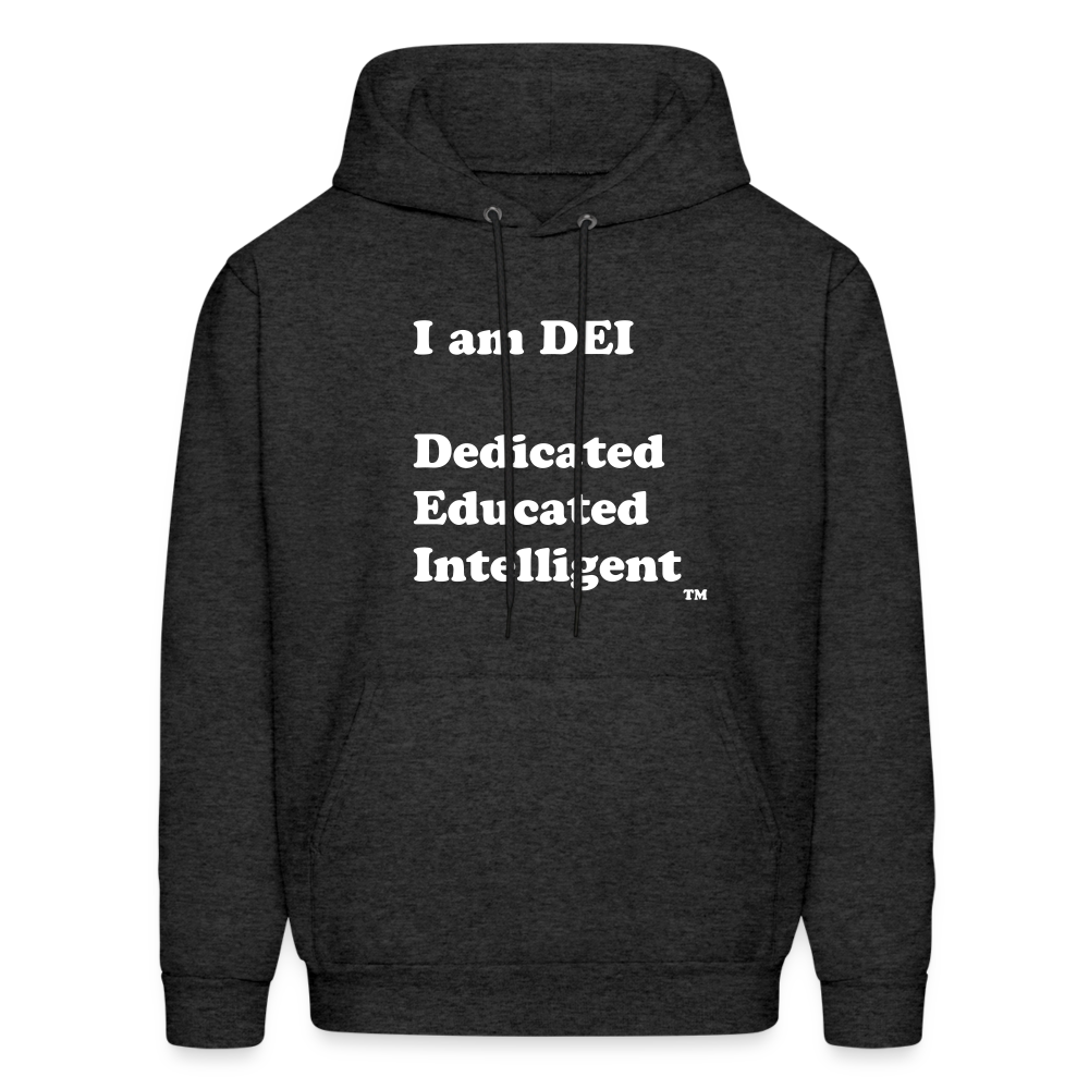 I am DEI - Men's Hoodie - charcoal grey