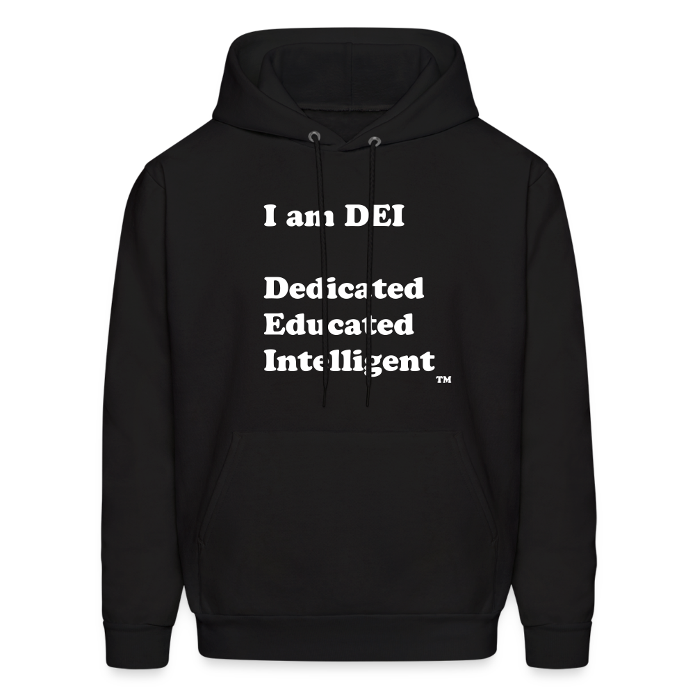 I am DEI - Men's Hoodie - black