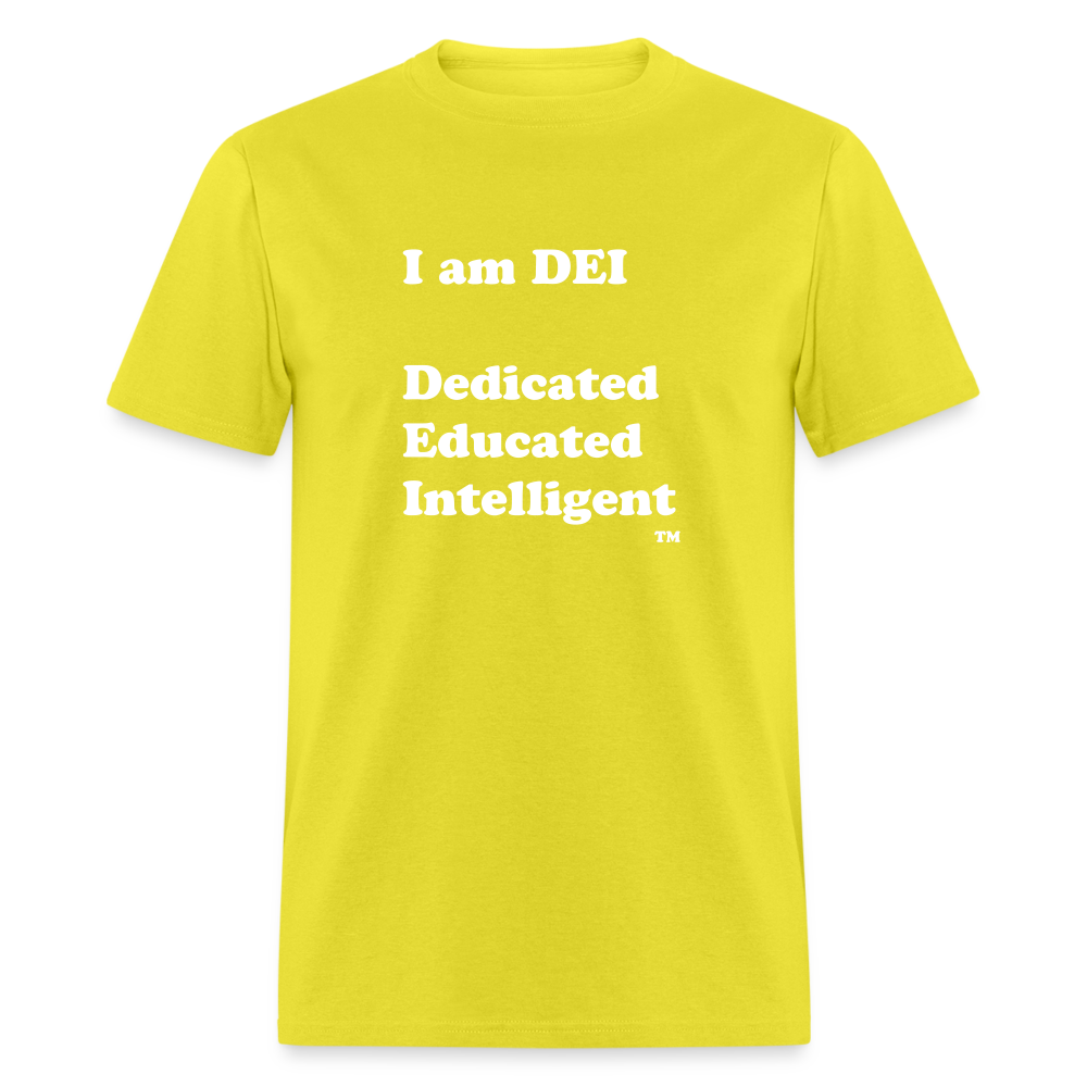 I am DEI - Unisex Classic T-Shirt - yellow