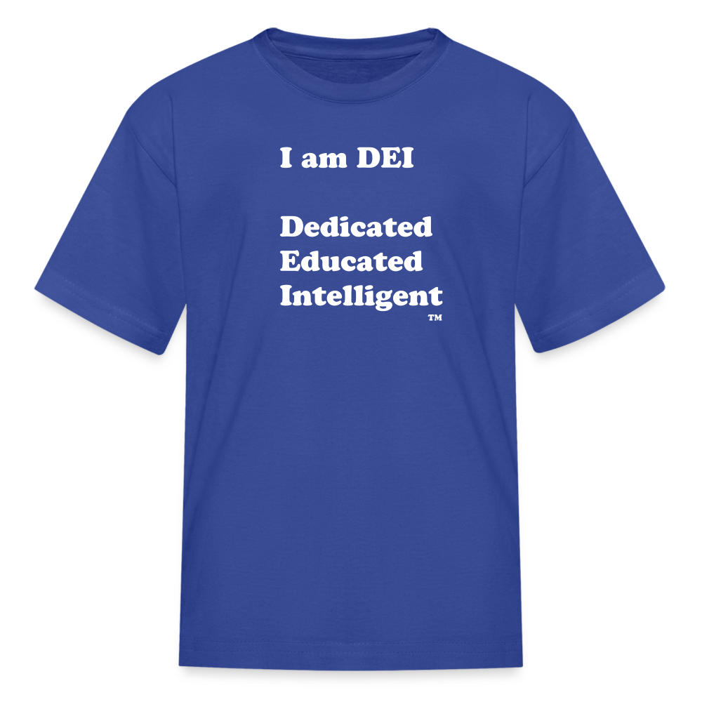 I am DEI - Kid's T-Shirt - royal blue