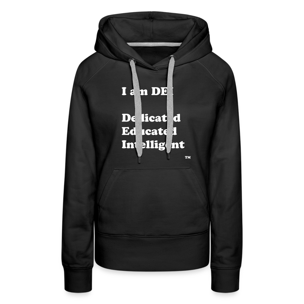 I am DEI- Women’s Premium Hoodie - black