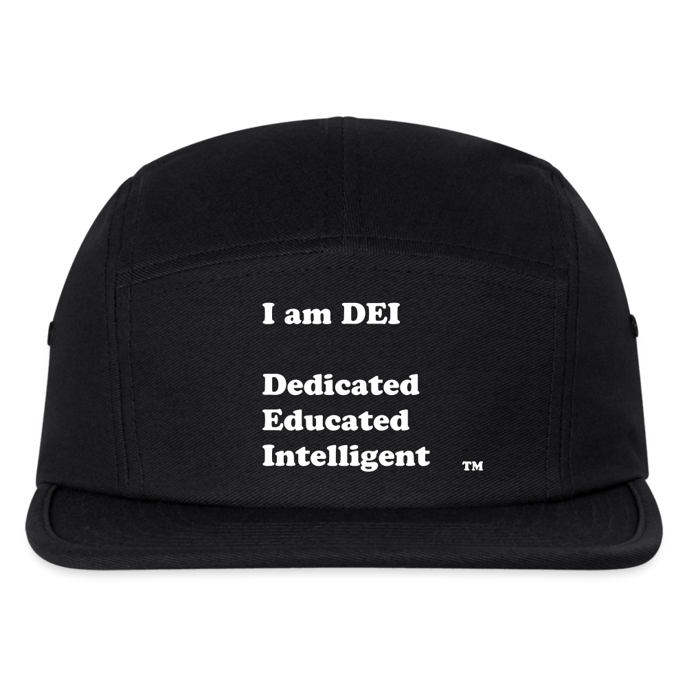 I am DEI - Jockey Camper Cap - black