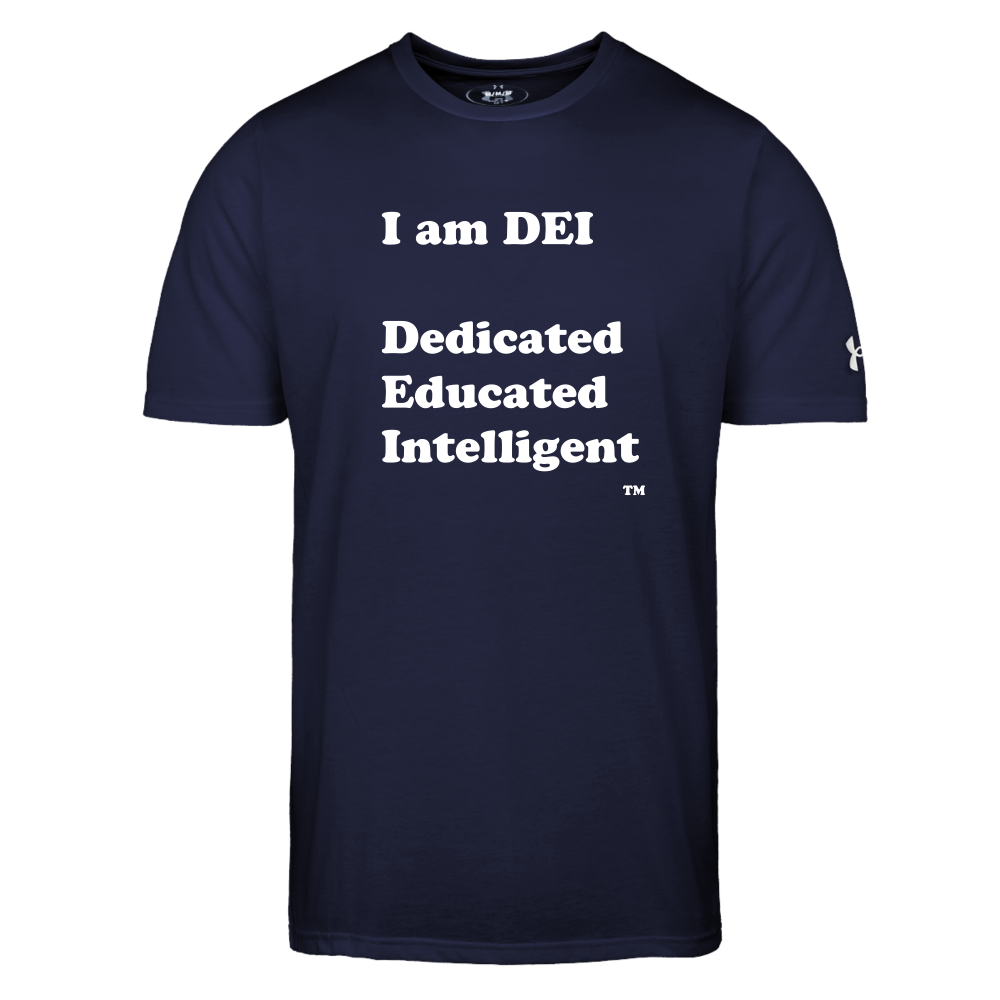 I am DEI - Under Armour Men's Athletic 2.0 T-Shirt - navy