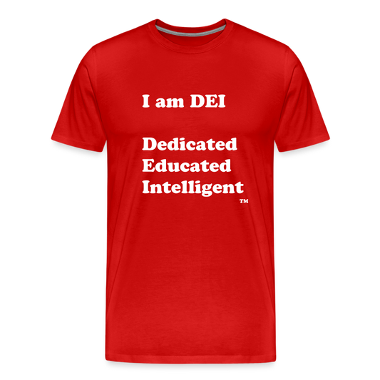 I am DEI - Men's Premium T-Shirt - red