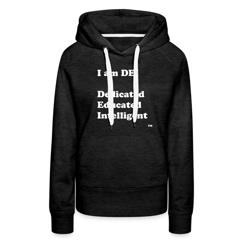 I am DEI- Women’s Premium Hoodie - charcoal grey