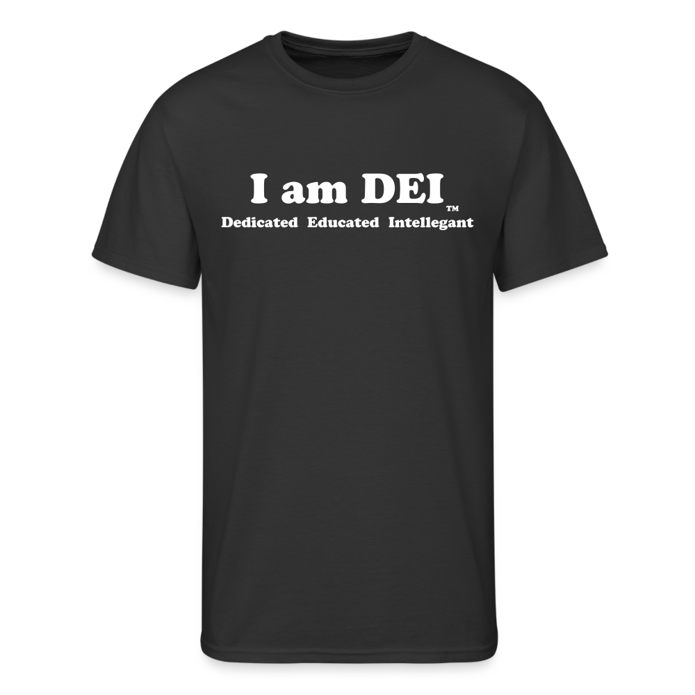 I am DEI - Men’s 50/50 T-Shirt - black