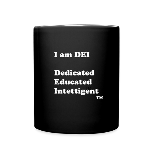 I am DEI - Full Color Mug - black