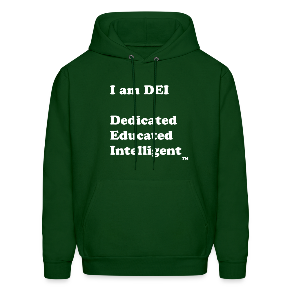 I am DEI - Men's Hoodie - forest green