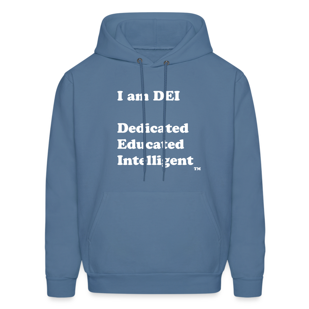 I am DEI - Men's Hoodie - denim blue