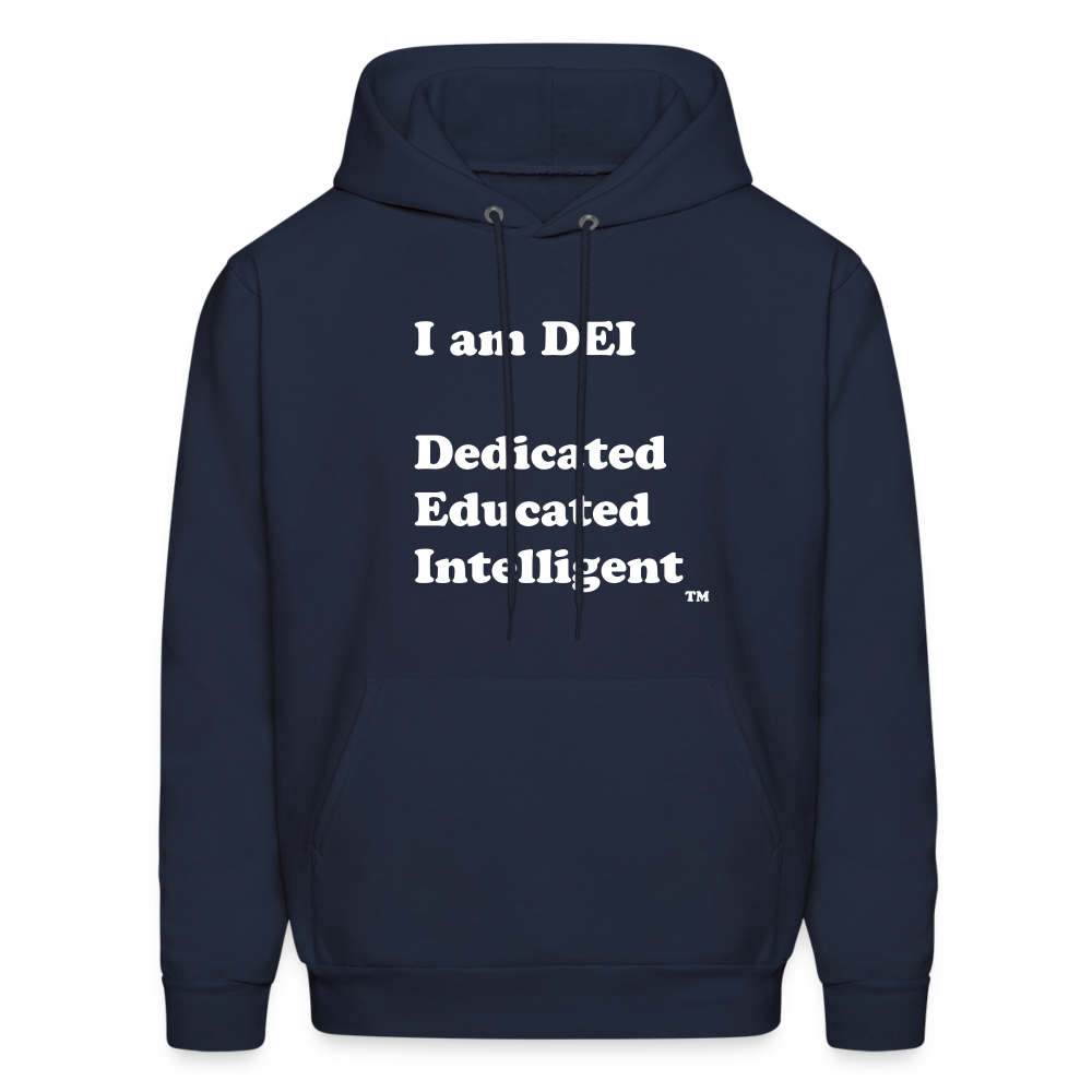 I am DEI - Men's Hoodie - navy