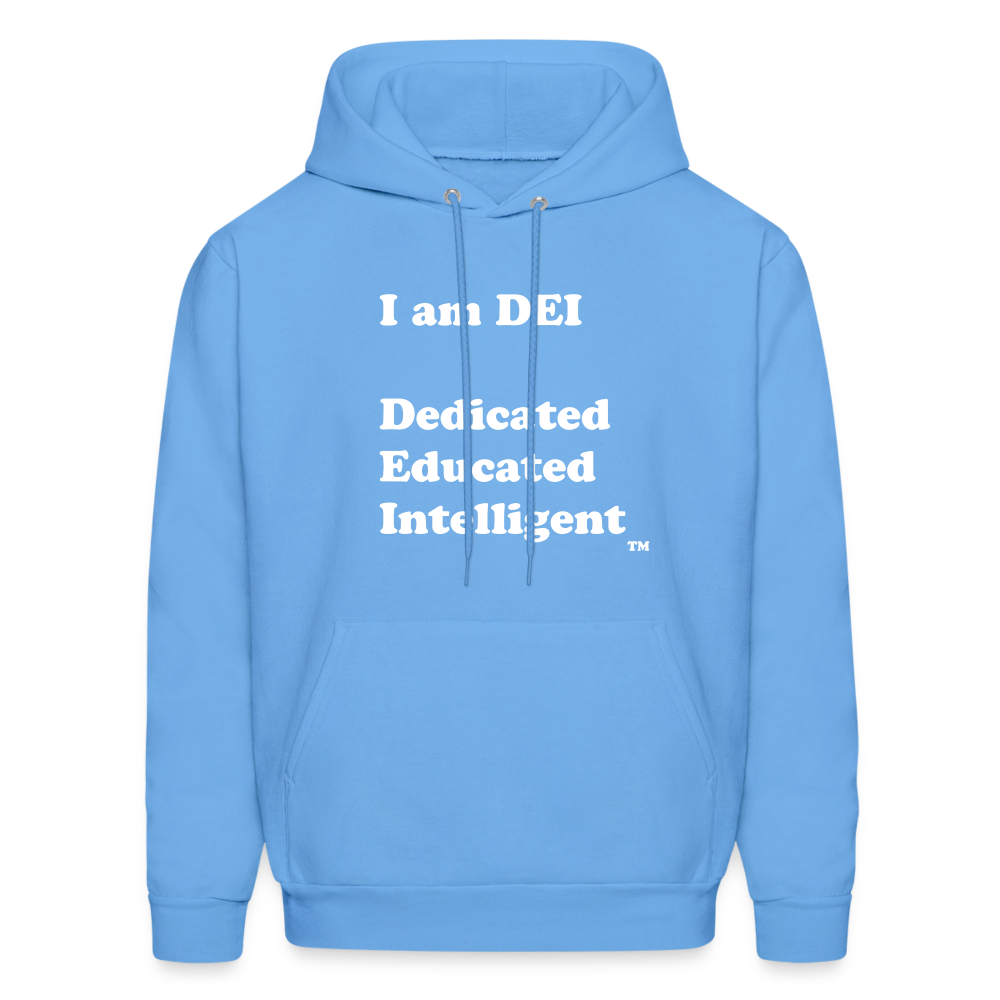 I am DEI - Men's Hoodie - carolina blue